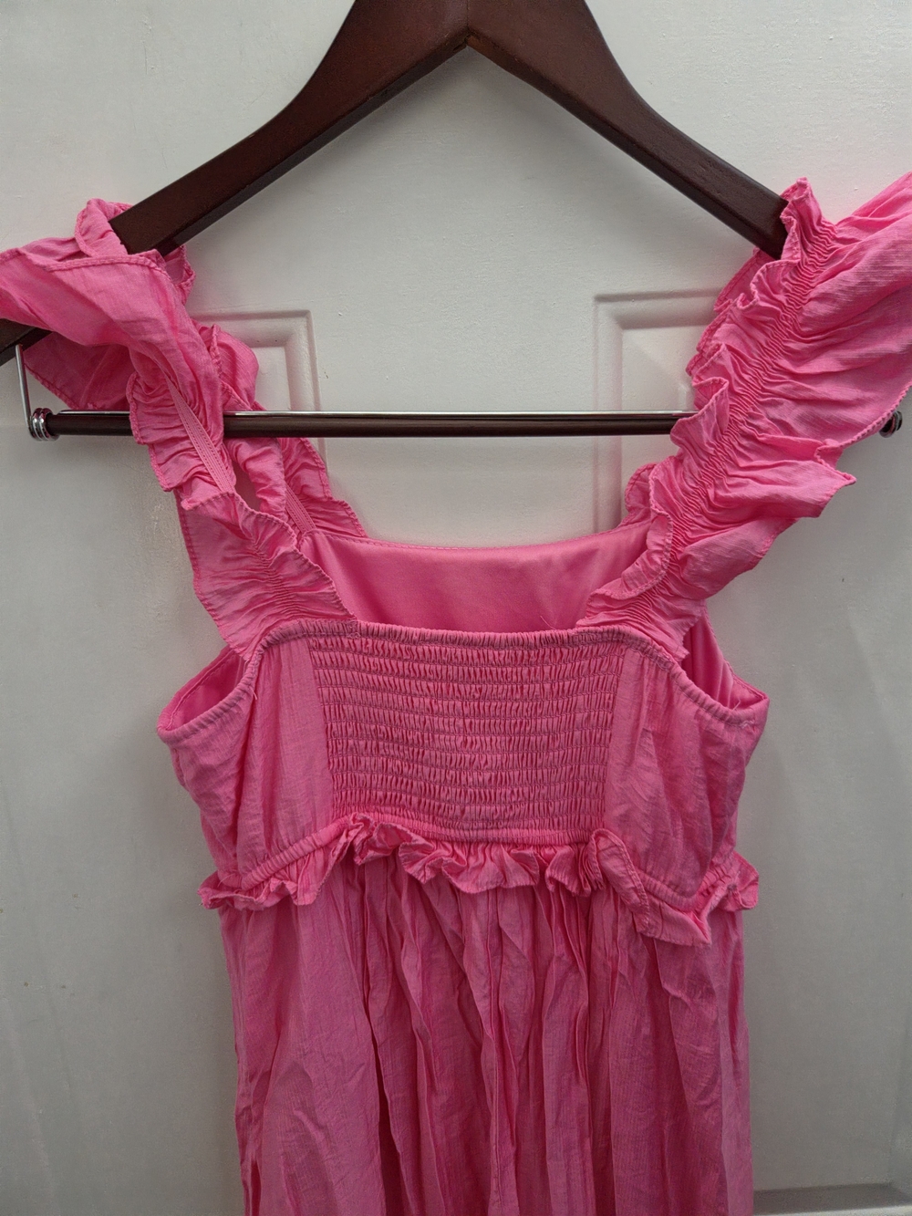 Pink Ruffle Strap Sundress - Picture 7 of 7